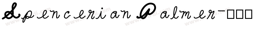 Spencerian Palmer字体转换